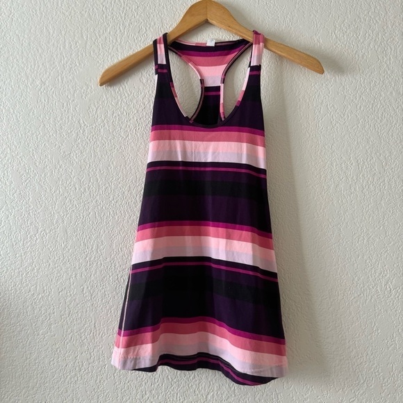 Lululemon Cool Racerback Tank Top striped - Picture 4 of 7